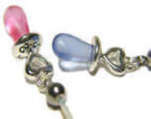Boy or Girl Frosted Pacifier