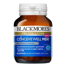 Blackmores Conceive Well Men 28 Capsules